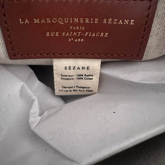 Sézane Mila pouch in multi ecru, NWT! - Picture 5 of 5